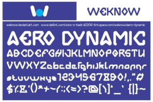 Aero Dynamic: A Sweet Display Font for Web