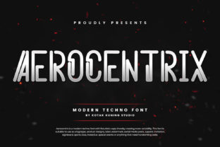 Aerocentrix Font: Elevating Web Design with Modern Display Type