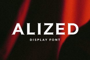 Alized: A Bold Display Font for Editorial Impact