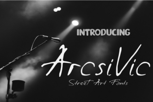 Arcsivic: A Playful Display Font for Branding