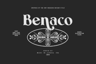 Benaco: A Serif Display Font for Editorial Design