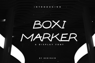 Boxi Marker Font: A Sweet Display Typeface Review