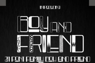Boy and Friend: A Modern Display Typeface for Editorial Design
