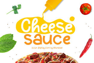 Cheese Sauce Font: A Playful Typeface for Makers
