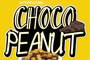 Choco Peanut: A Whimsical Display Font for Playful Brands