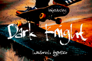 Dark Knight: A Bold Display Font for Editorial Impact
