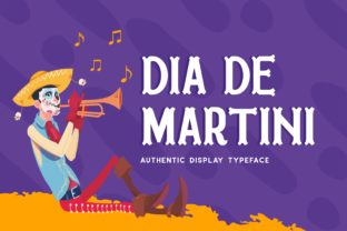 Dia De Martini: A Playful Display Font for Joyful Brands