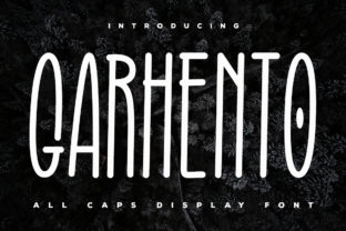Garhento: A Bold Display Font for Modern Makers