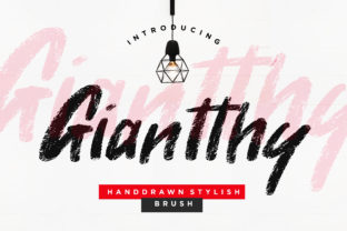 Giantthy: A Bold Display Typeface for Modern Branding