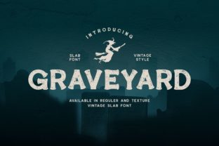 Graveyard Font: A Spooky Display Typeface for Makers