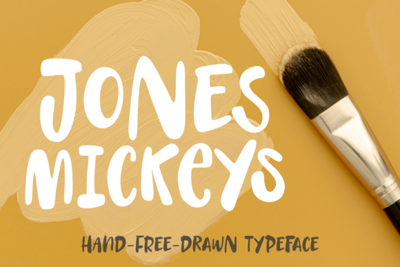 Jones Mickeys: A Playful Display Font for Bold Branding