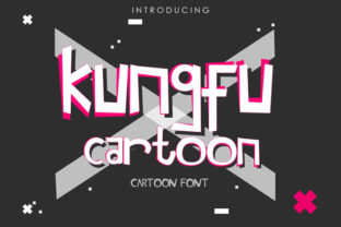 Kungfu Cartoon: A Bold Display Choice for Playful Brands
