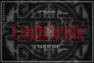 Labirin Font: A Bold Display Typeface for Web Design