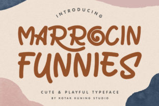 Marrocin Funnies: A Playful Display Font for Campaigns