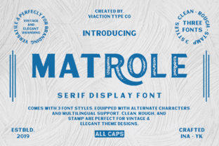Matrole Font Review for Campaign Design
