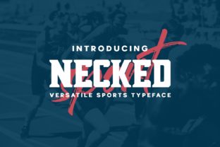 Necked: A Bold Display Font for Editorial Impact