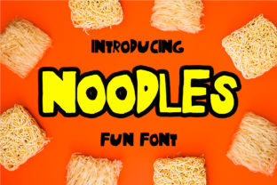 Noodles: A Playful Display Font for Editorial Design