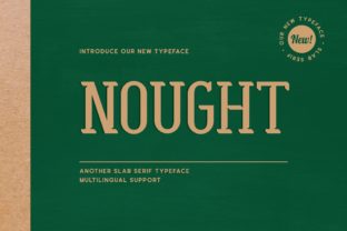 Nought: A Playful Display Font for Bold Campaigns
