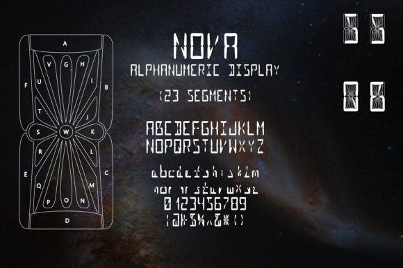 Nova Alphanumeric: A Display Font for Bold Campaigns