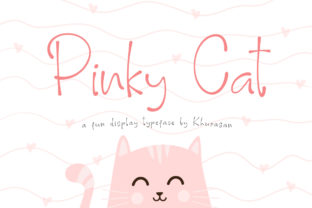 Pinky Cat: A Playful Display Font for Web Design