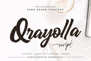 Qrayolla: A Sweet Display Font for Crafters