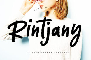 Rintjany: A Natural Display Font for Casual Branding