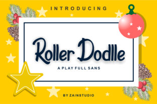 Roller Dodlle: A Playful Display Font for Editorial Design