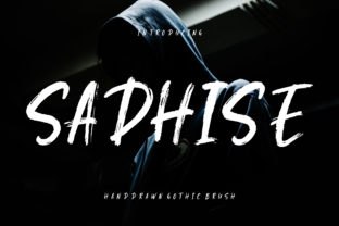 Sadhise Font: A Gothic Display Typeface for Bold Campaigns