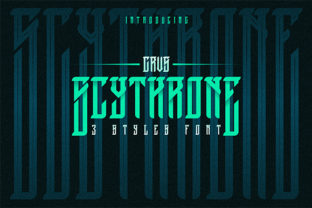 Scythrone: A Futuristic Display Font for Bold Campaigns