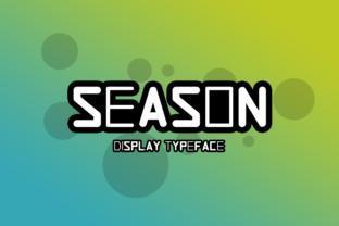 Season Display Font for Crafters and Sellers
