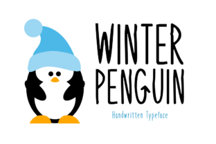 Winter Penguin: A Playful Display Font for Editorial Design