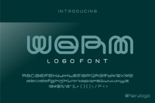 Worm: The Single-Line Display Font for Bold Campaigns