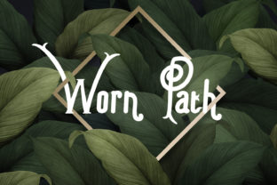 Worn Path: A Playful Display Font for Editorial Design
